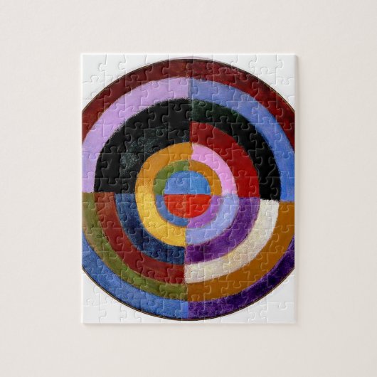 Robert Delaunay Claasical Abstrakt Art Malerei Puzzle (Vertikal)