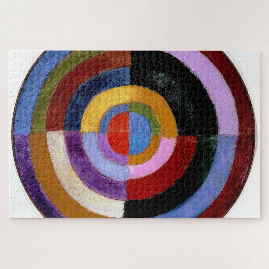 Robert Delaunay Claasical Abstrakt Art Malerei Puzzle (Horizontal)