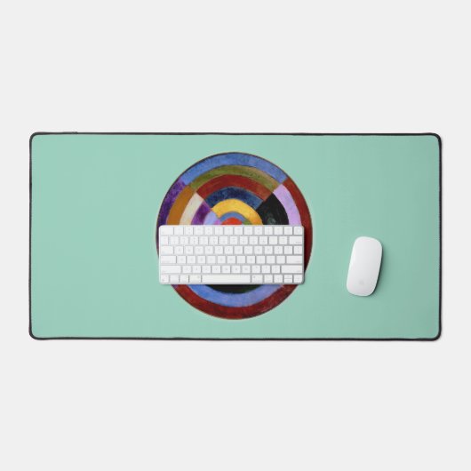 Robert Delaunay Claasical Abstrakt Art Malerei Schreibtischunterlage (Tastatur & Maus)