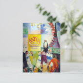 Robert Delaunay, das Cardiff Team Postkarte (Stehend Vorderseite)