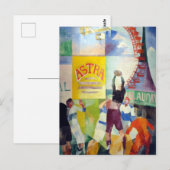 Robert Delaunay, das Cardiff Team Postkarte (Vorne/Hinten)