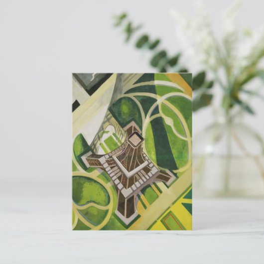 Robert Delaunay Eiffel Tower Art Postkarte (Stehend Vorderseite)