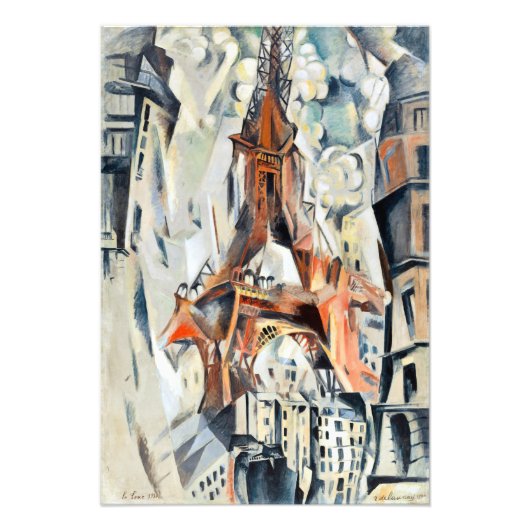Robert Delaunay Eiffel Tower Fotodruck (Vorne)