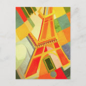 Robert Delaunay Eiffel Tower Postcard Postkarte (Vorderseite)