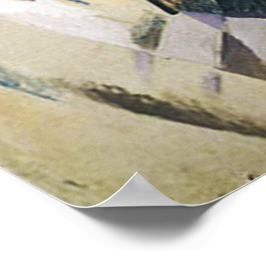 Robert Delaunay Eiffel Tower Poster (Ecke)