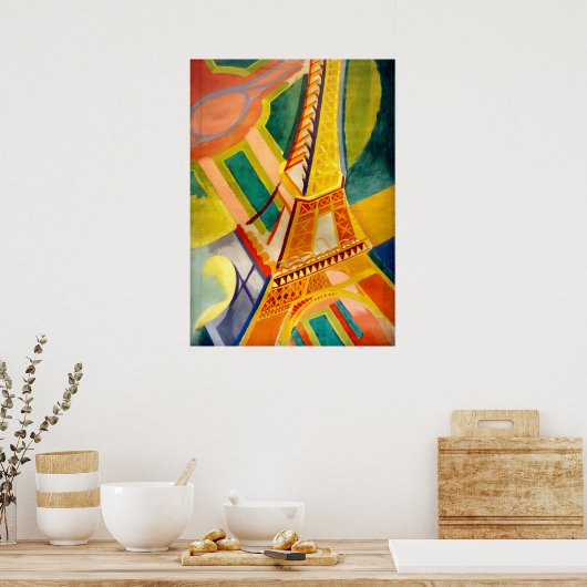 Robert Delaunay - Eiffelturm Poster (Küche)