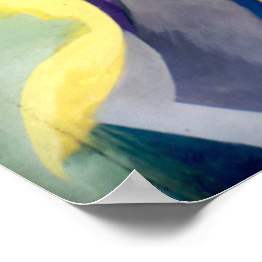 Robert Delaunay - Eiffelturm Poster (Ecke)