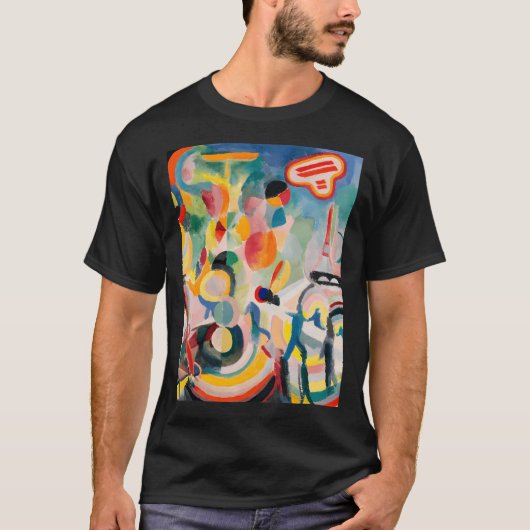 Robert Delaunay Homage an Blriot T-Shirt (Vorderseite)