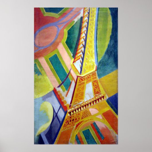 Robert Delaunay La Tour Eiffel Poster (Vorne)