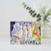 Robert Delaunay La ville de Paris Postkarte (Stehend Vorderseite)
