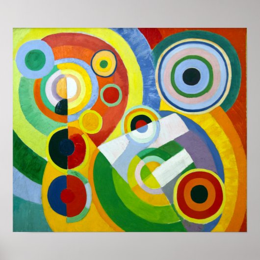 Robert Delaunay Rhythm, Joy of Living Poster (Vorne)