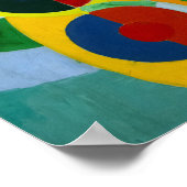 Robert Delaunay Rhythm, Joy of Living Poster (Ecke)