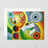 Robert Delaunay Rhythm, Joy of Living Postkarte (Vorne/Hinten)