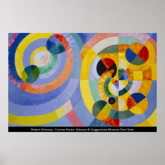 Robert Delaunay - Rundformen Poster (Vorne)