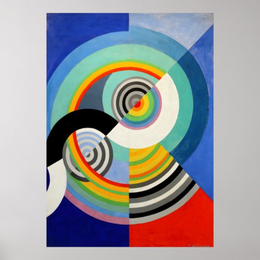 Robert Delaunay - Rythme n° 3 Poster (Vorne)