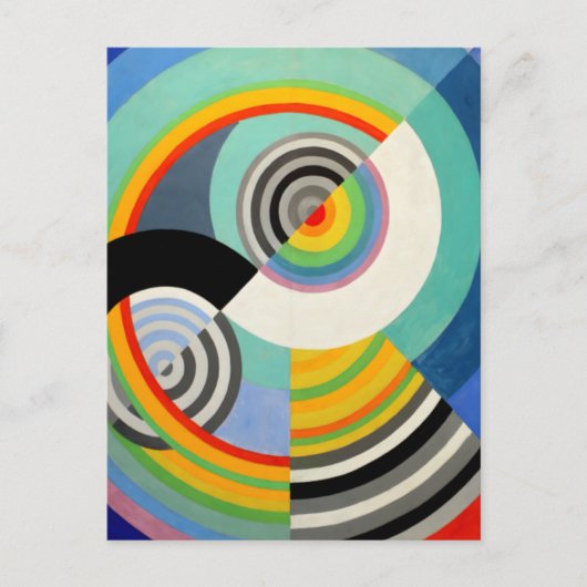 Robert Delaunay - Rythme n° 3 Postkarte (Vorderseite)