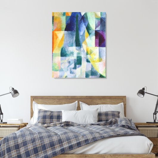 Robert Delaunay Simultanes Windows Leinwanddruck (Insitu (Schlafzimmer))