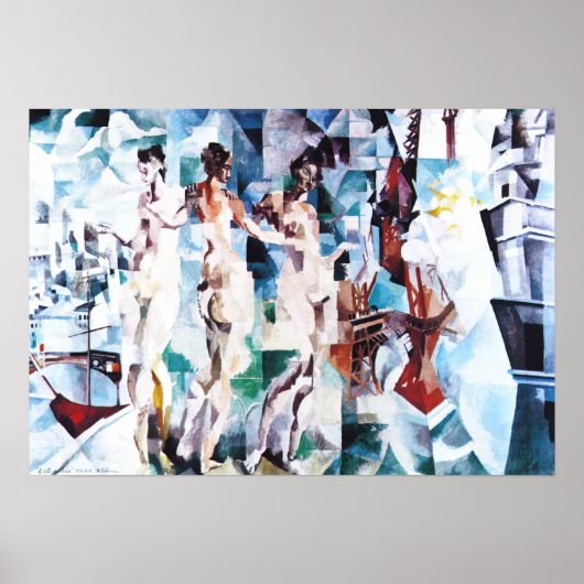 Robert Delaunay The City of Paris Poster (Vorne)