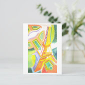 Robert Delauney Eiffel Tower Painting Postcard Postkarte (Stehend Vorderseite)