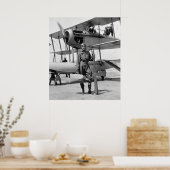 Robert E. Byrd mit HydroFlugzeug, 1920er Poster (Küche)