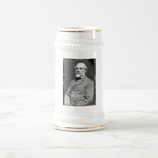 Robert E. Lee Beer Stein Bierglas (Mittel)