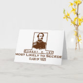 Robert E. Lee höchstwahrscheinlich Secede Karte (Gelbe Blume)