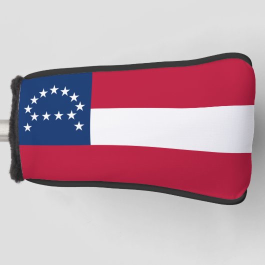 Robert E. Lee HQ Flag Putter Golf Headcover (Vorderseite)