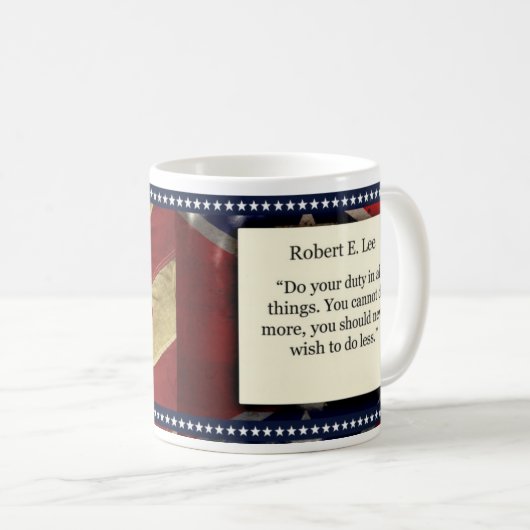 Robert E. Lee Kaffeetasse (VorderseiteRechts)