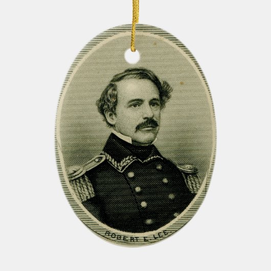 Robert E. Lee Keramik Ornament (Vorne)