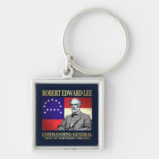 Robert E Lee (Kommandant General) Schlüsselanhänger (Vorne)