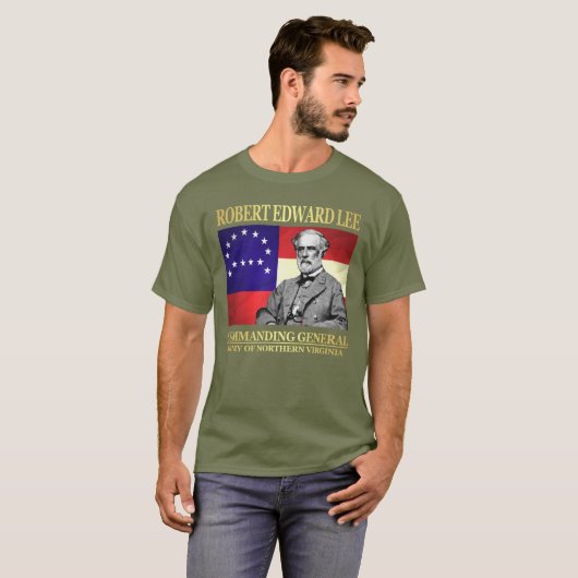 Robert E Lee (Kommandant General) T-Shirt (Vorne ganz)