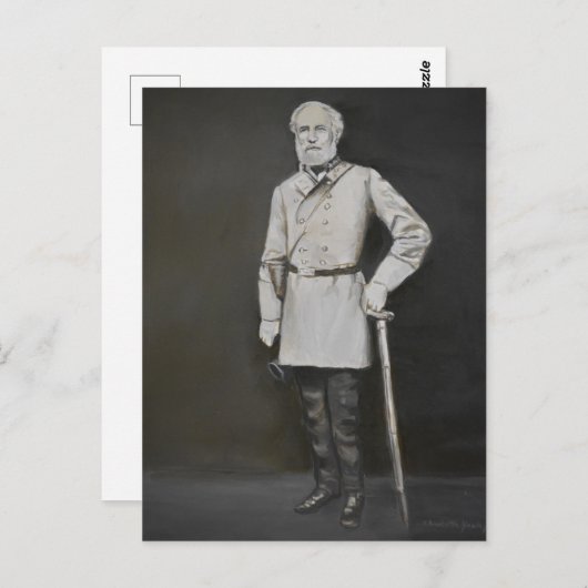 Robert E. Lee Portrait General Art Postcard Postkarte (Vorne/Hinten)