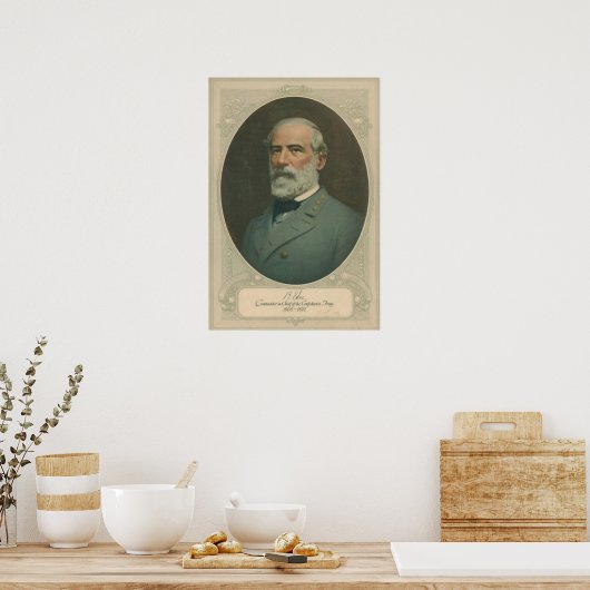 Robert E Lee Portrait Poster (Küche)