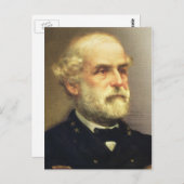 Robert E. Lee Postkarte (Vorne/Hinten)