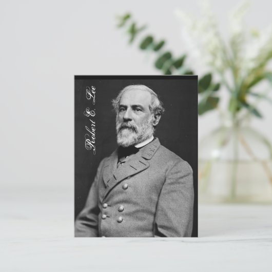 ROBERT E. LEE POSTKARTE (Stehend Vorderseite)