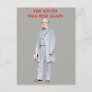 ROBERT E. Lee Postkarte