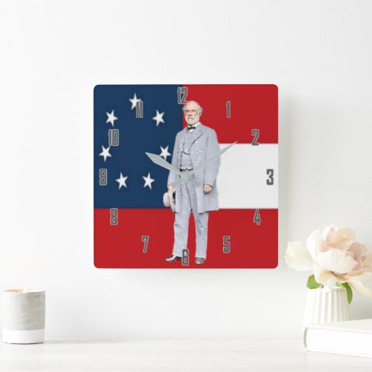 ROBERT E. LEE QUADRATISCHE WANDUHR (Zuhause)