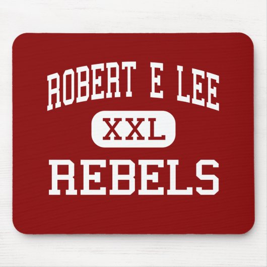 Robert E Lee - Rebellen - hoch - Baton Rouge Mousepad (Vorne)