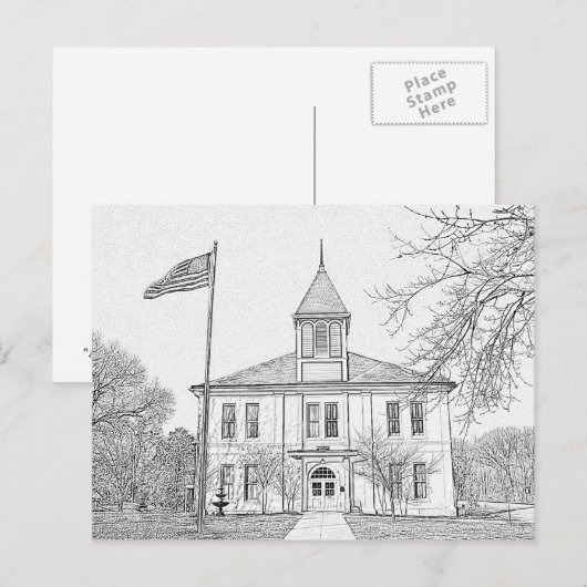 "Robert E Lee School" Paris TN Postkarte (Vorne/Hinten)