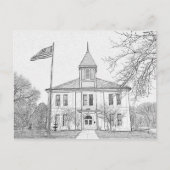 "Robert E Lee School" Paris TN Postkarte (Vorderseite)