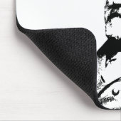 Robert E. Lee -- Schwarzweiss Mousepad (Ecke)