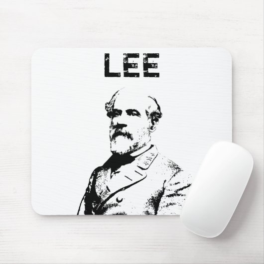 Robert E. Lee -- Schwarzweiss Mousepad (Mit Mouse)