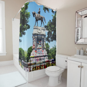 Robert E. Lee Statue Duschvorhang