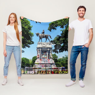 Robert E. Lee Statue Fleecedecke