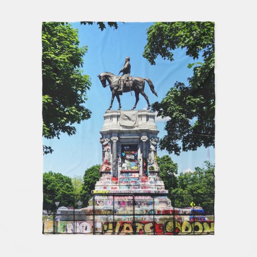 Robert E. Lee Statue Fleecedecke (Vorderseite)