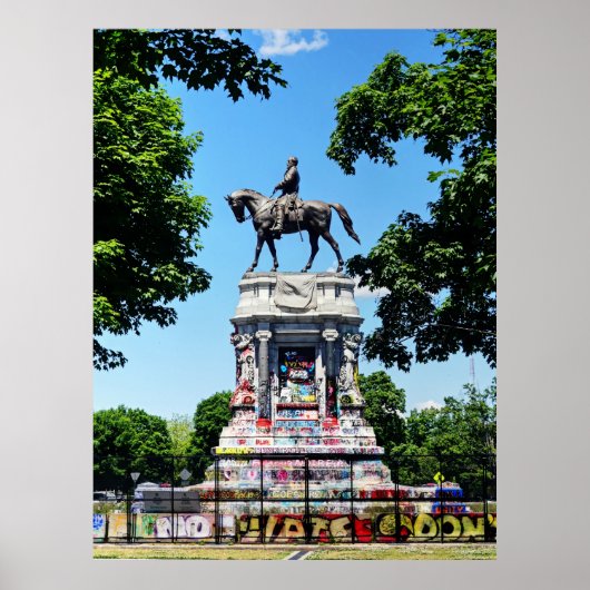 Robert E. Lee Statue Poster (Vorne)