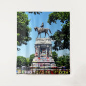 Robert E. Lee Statue Wandteppich (Vorderseite)