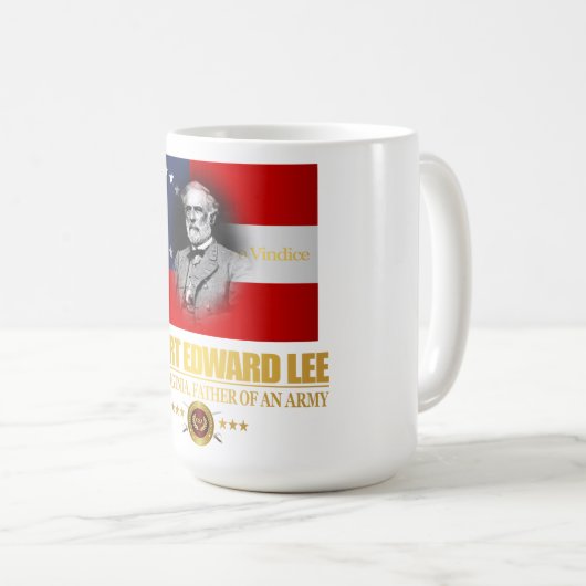 Robert E Lee (Südlicher Patriot) Kaffeetasse (VorderseiteRechts)