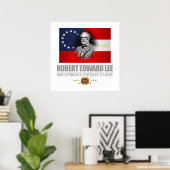 Robert E Lee (Südlicher Patriot) Poster (Heimbüro)
