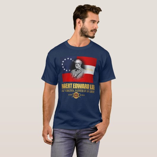 Robert E Lee (Südlicher Patriot) T-Shirt (Vorne ganz)